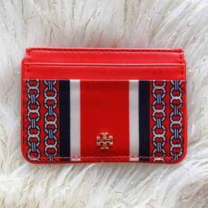 Tory Burch Gemini link card case wallet